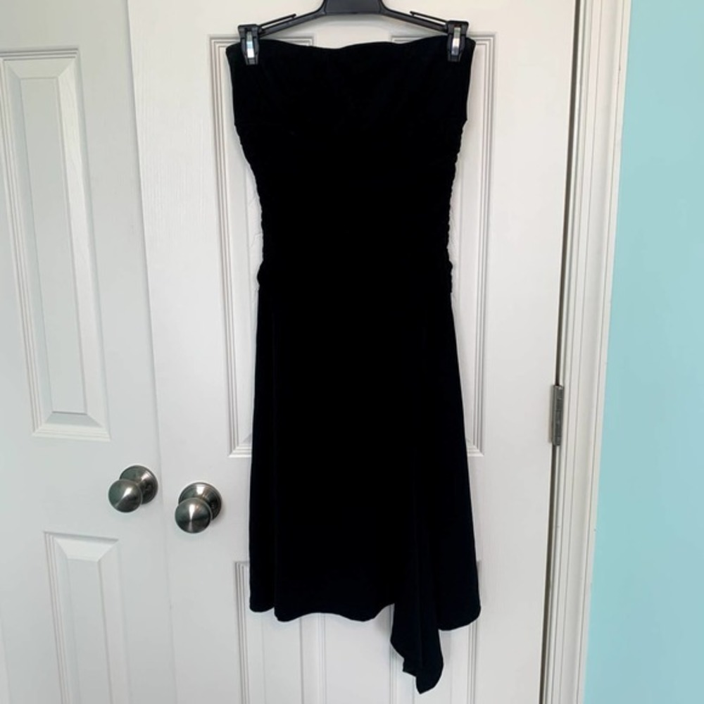 Arden B Women's Size Small Black Ruched Waist Shift Dress